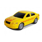 Odťahovacie vozidlo s autom 1:12 - bielo-oranžové